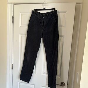 Barbour Corduroy Pants 30 32 Men Gray Regular Fit Trousers Casual City Preppy